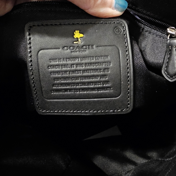 Coach Snoopy X Bleeker Bag Rare - Picture 7 of 13